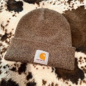 Carhartt Knit Beanie in Heathered Brown